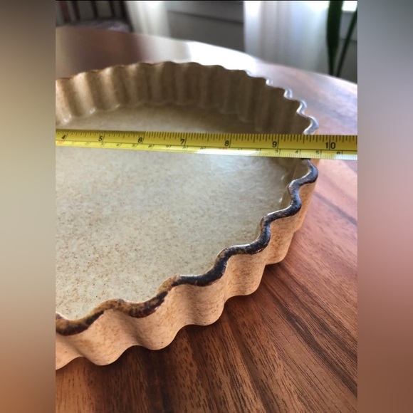 Treasure Craft Stoneware of California 878 Quite Nice Quiche Pie Plate - Vintage - Picture 3 of 4